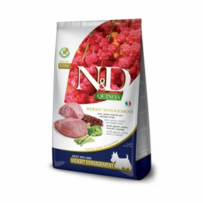 Farmina - N&D Quinoa Grain Free Mini Adult Dog Food Weight Management - Lamb