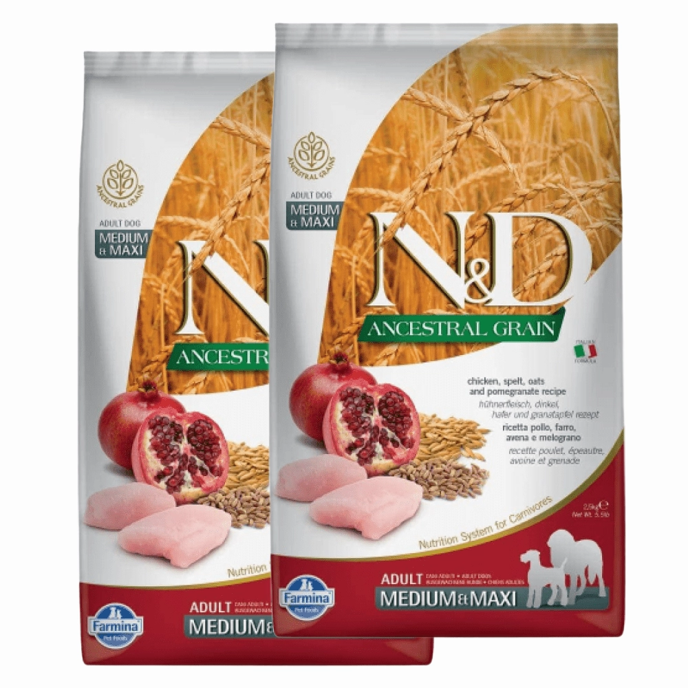 Farmina N&D Chicken & Pomegranate Adult Medium Maxi Dog Dry Food