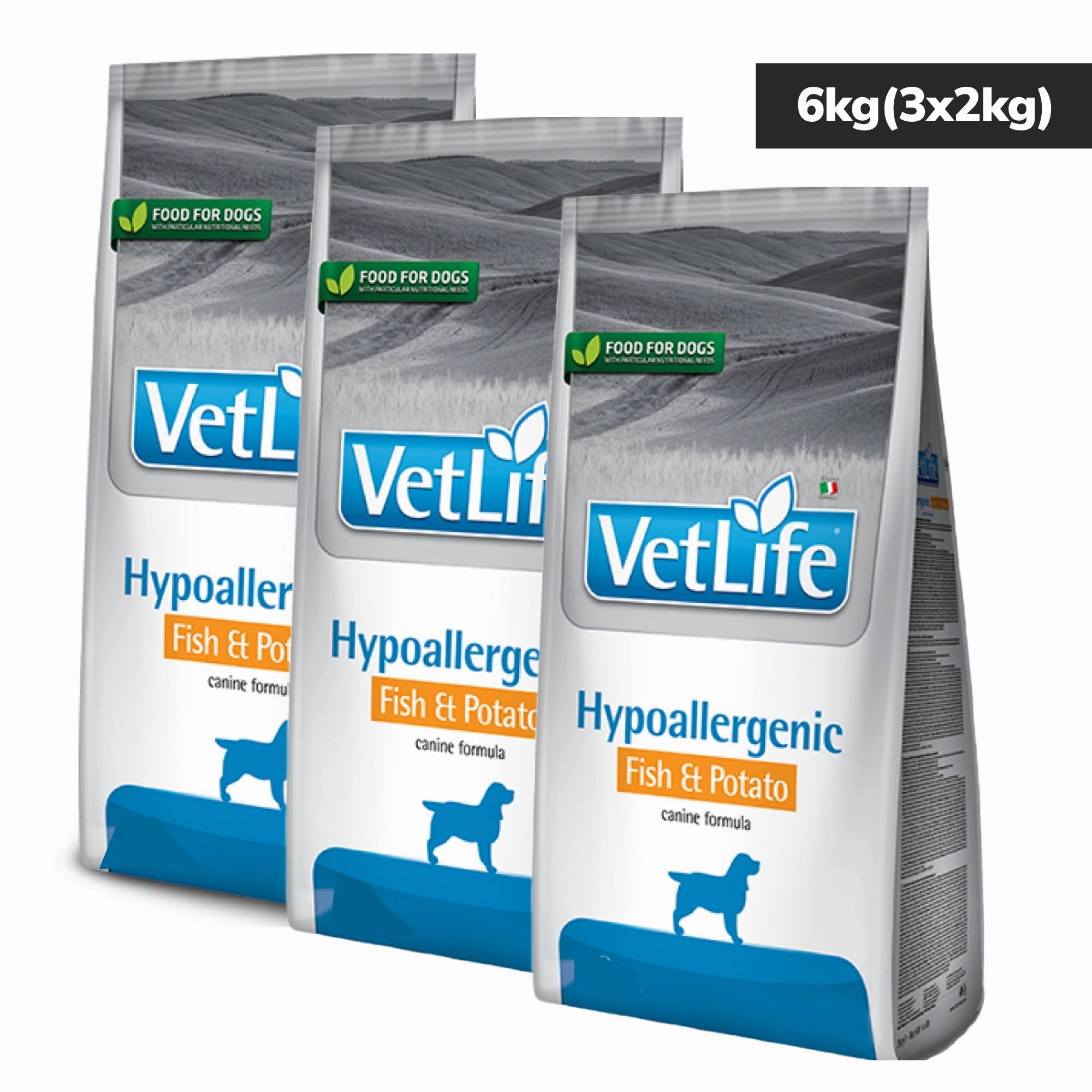 Farmina Vet Life Fish & Potato Hypoallergenic Canine Formula Adult Dog Dry Food