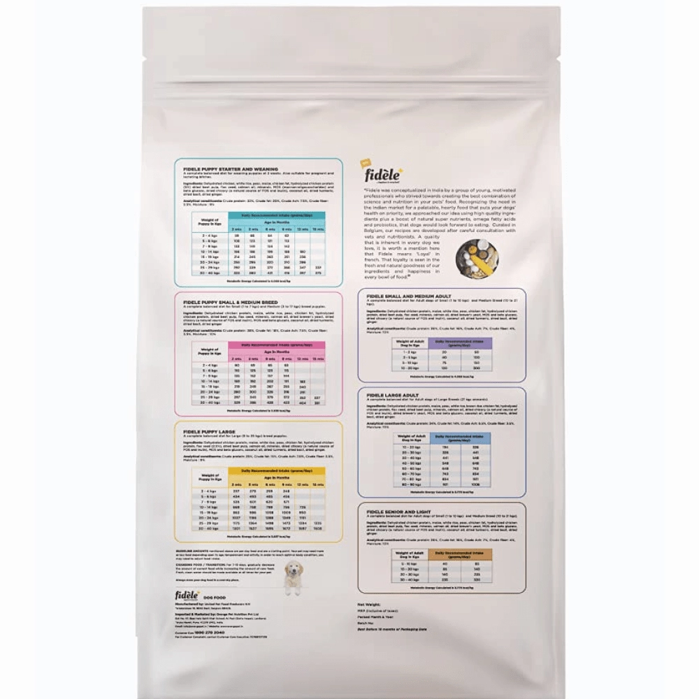 Fidele Plus Adult Small & Medium Dog Dry Food