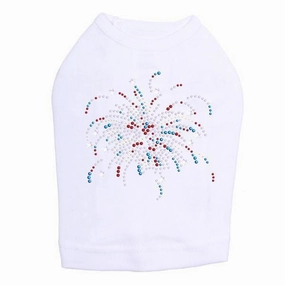 Fireworks Rhinestone Dog Tank