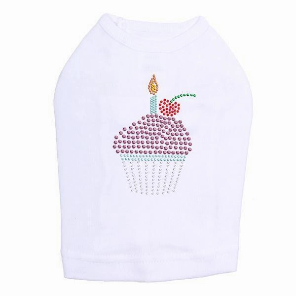 First Birthday Rhinestone Dog Tank
