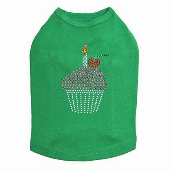 First Birthday Rhinestone Dog Tank