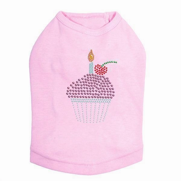 First Birthday Rhinestone Dog Tank