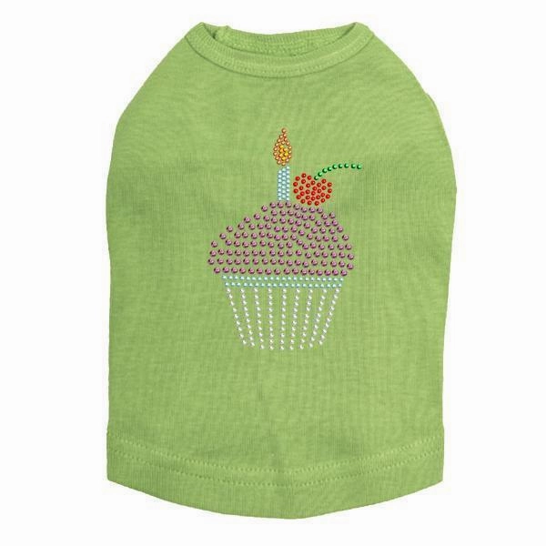 First Birthday Rhinestone Dog Tank