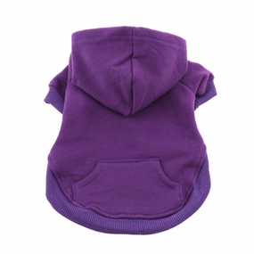 Flex-Fit Dog Hoodie Purple