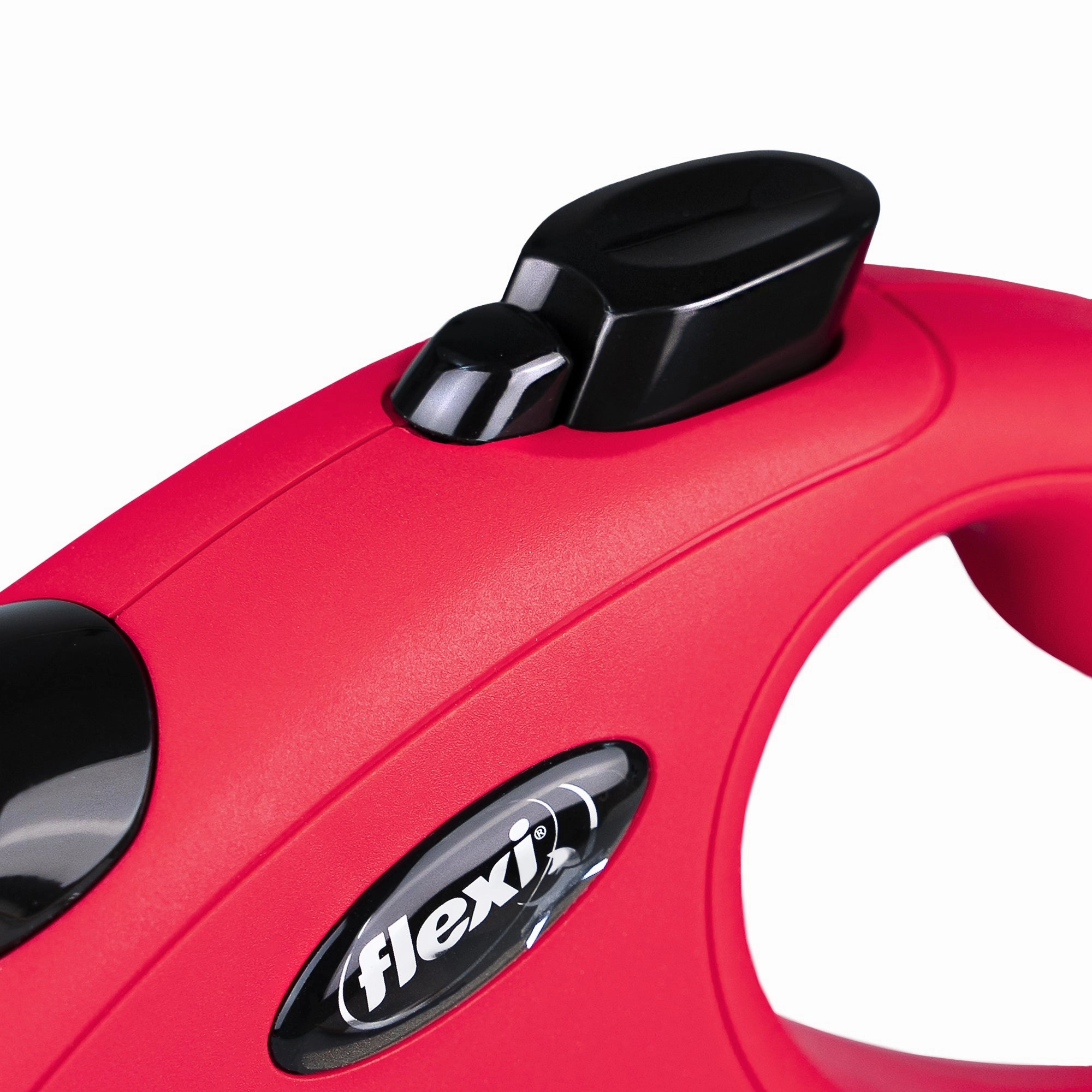 Flexi - New Classic Retractable Tape Lead for Small Dog Red (5m)
