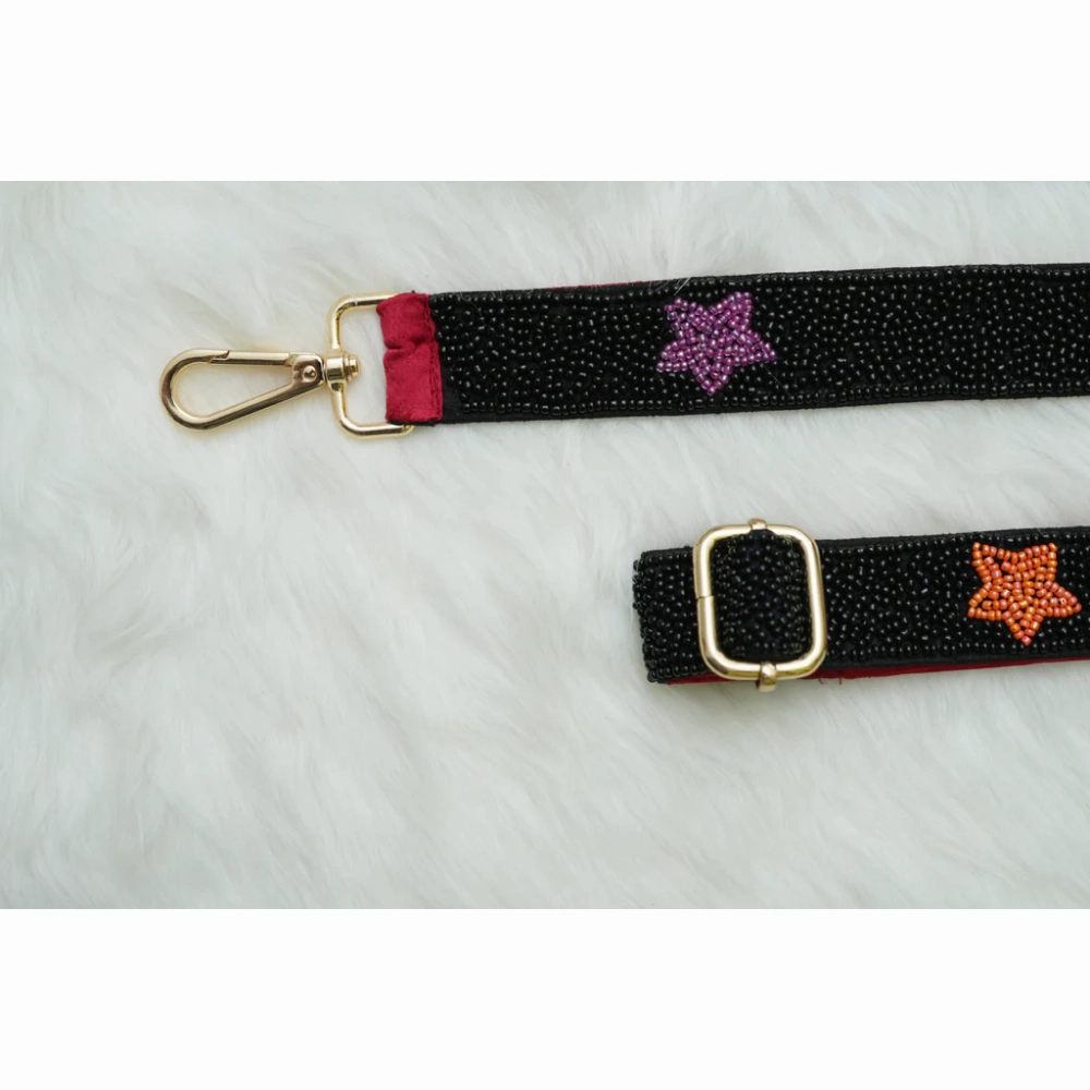 Floof & Co Starry Night Leash & Collar (Black)