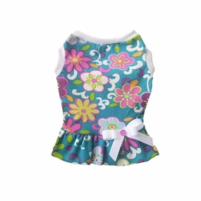 Flower Power Tank Dog Dress