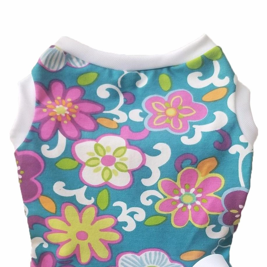 Flower Power Tank Dog Dress