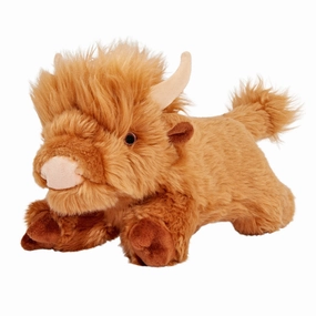 FLUFF & TUFF Shaggy the Highland Cow Dog Toy
