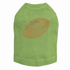 Football Rhinestone Dog Tank