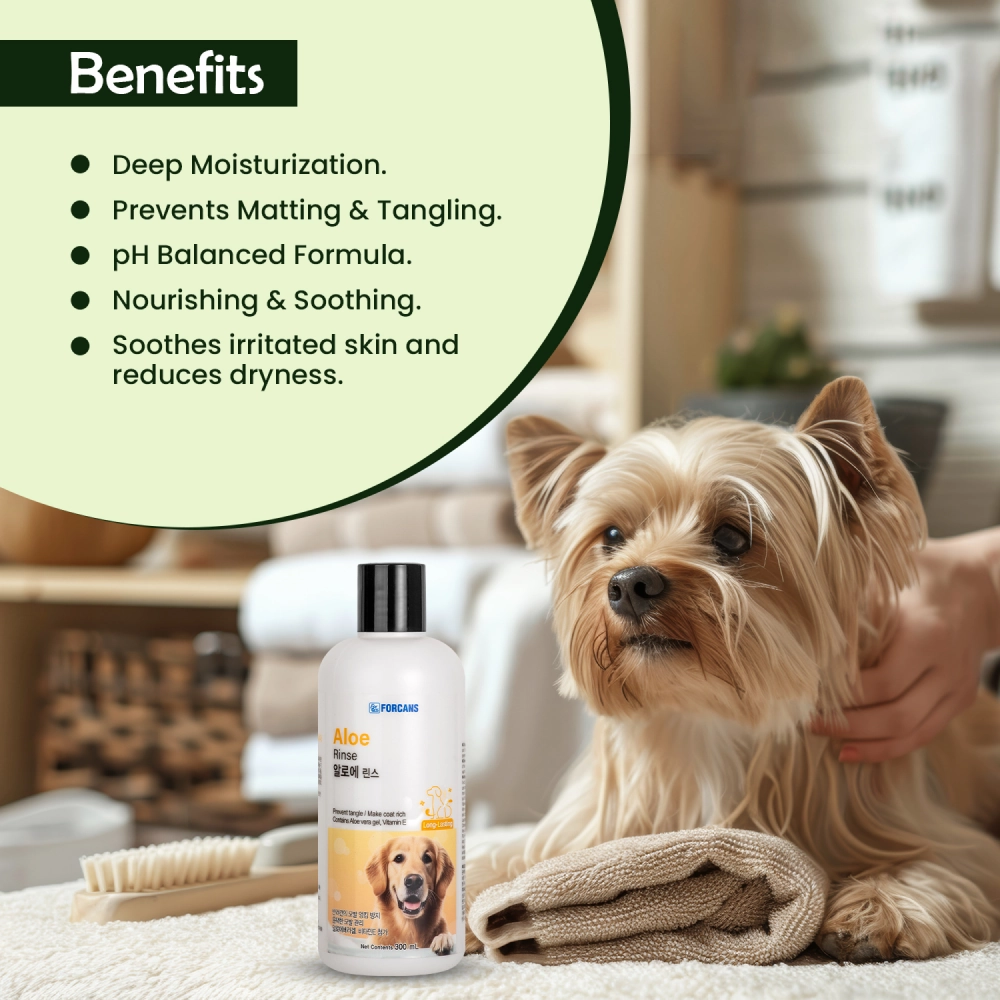 Forcans Aloe Rinse Conditioner for Dogs