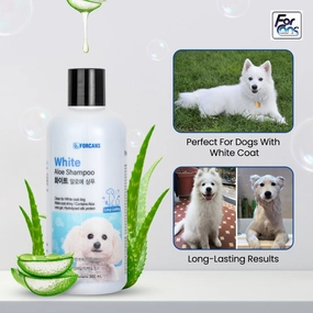 Forcans Aloe White Coat Shampoo for Dogs