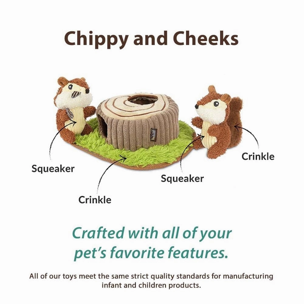 Forest Friends - Chipmunks Dog Plush Toy