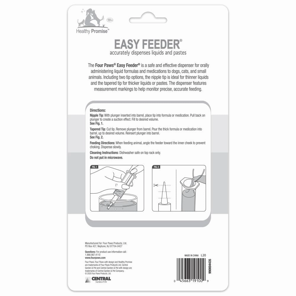 Four Paws Easy Feeder Pet Feeding Syringe for Dogs & Cats