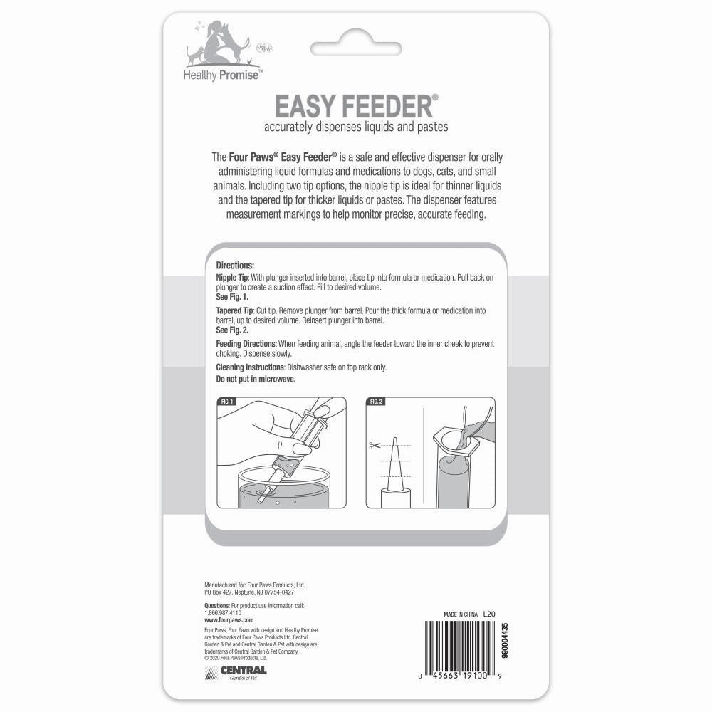 Four Paws Easy Feeder Pet Feeding Syringe for Dogs & Cats