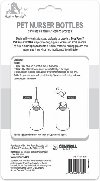Four Paws Four Paws Pet Nurser Bottles for Dogs & Cats
