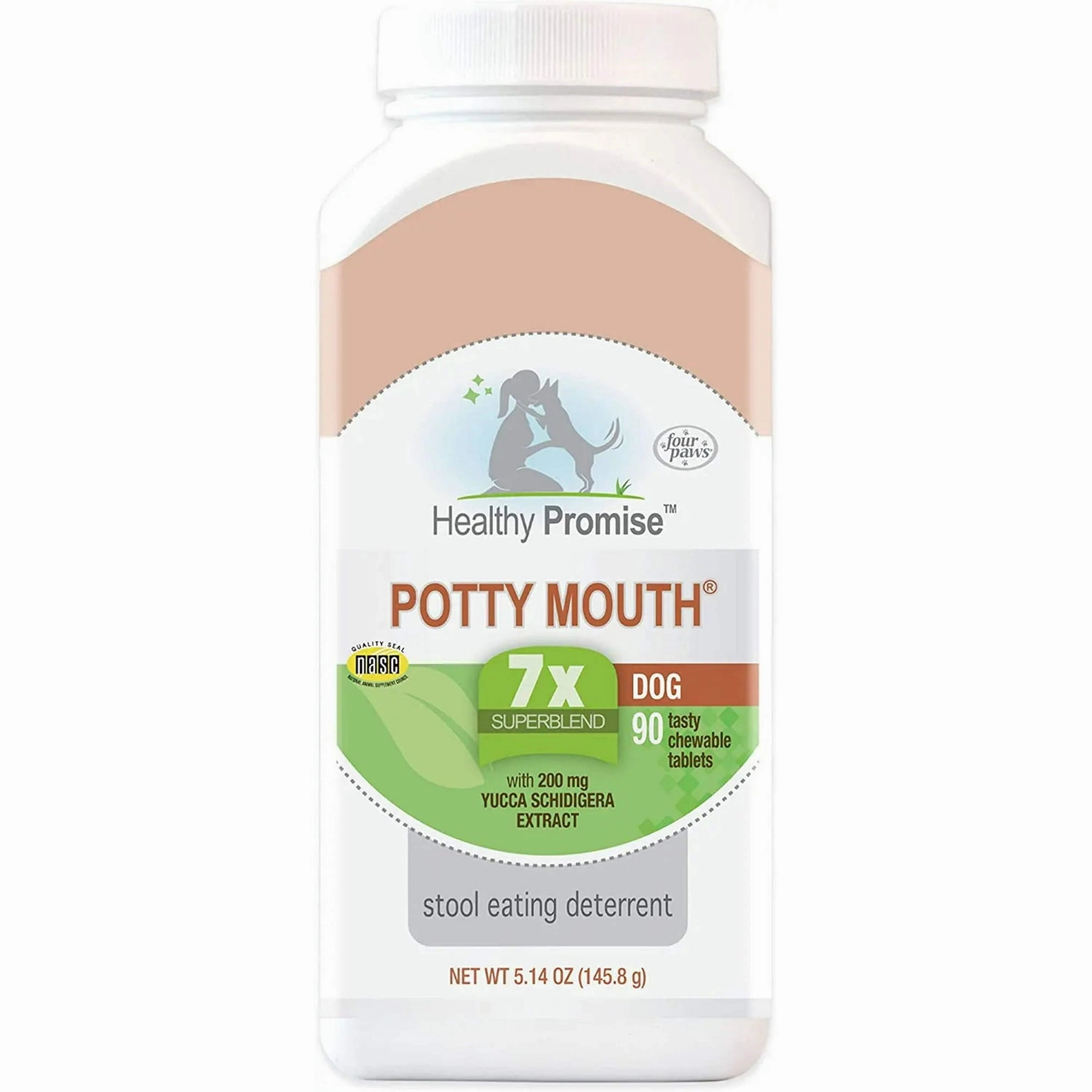 Four Paws Potty Mouth Coprophagia Supplement for Dogs