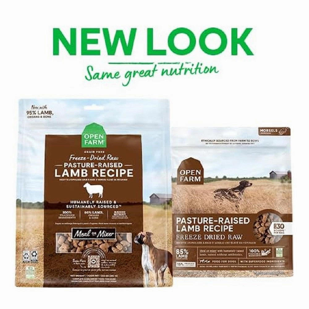Freeze Dried Pasture-Raised Lamb Dog Food
