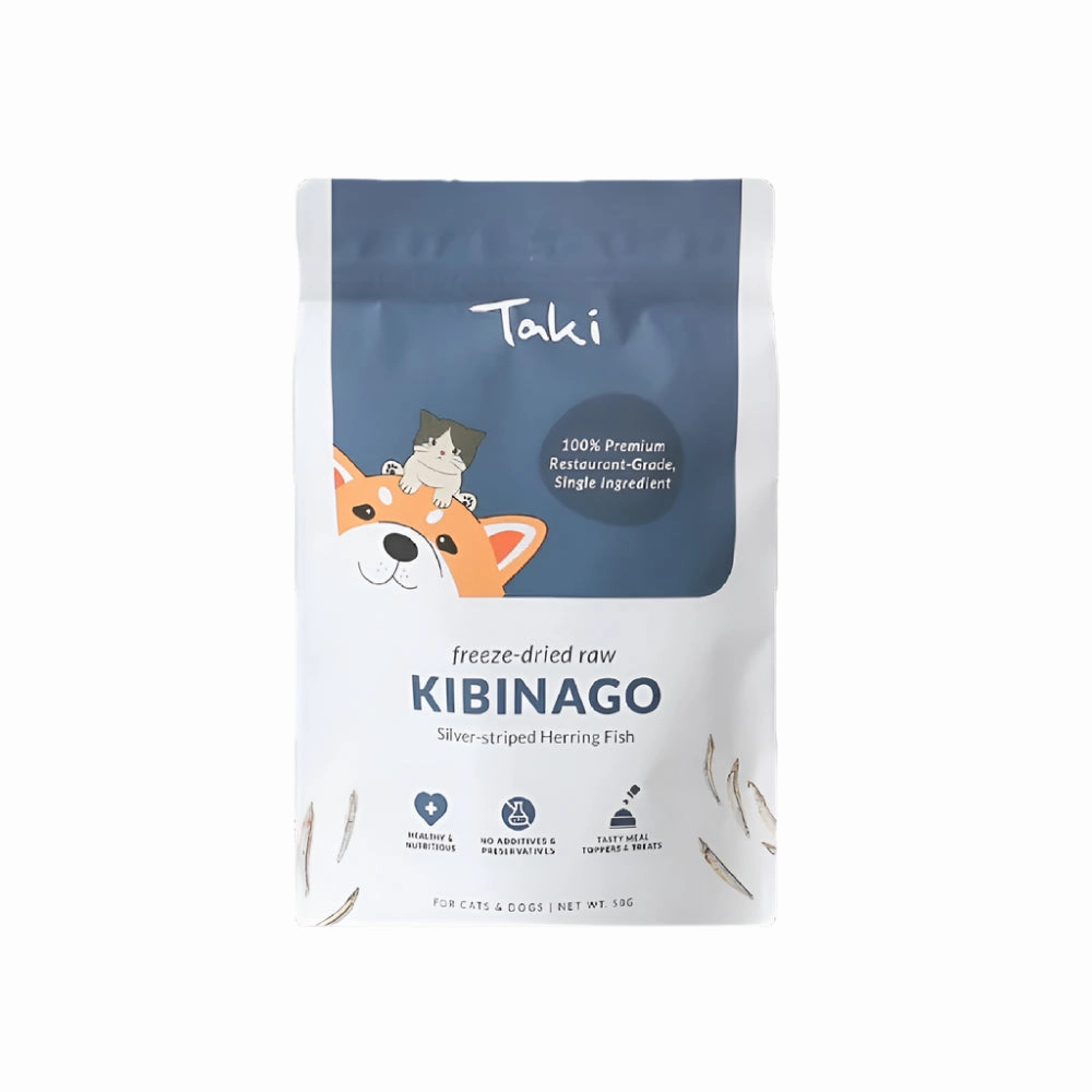Freeze Dried Premium Kibinago Treats for Dogs and Cats