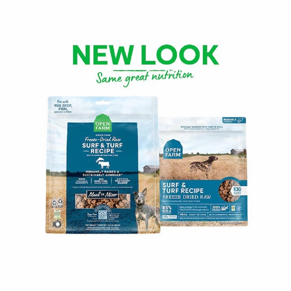 Freeze Dried Surf & Turf Dog Food