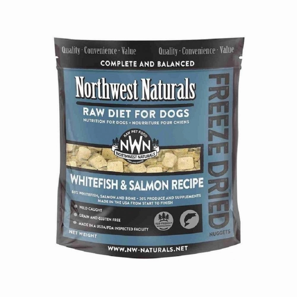 Freeze Dried Whitefish & Salmon Nuggets Complete Dog Food