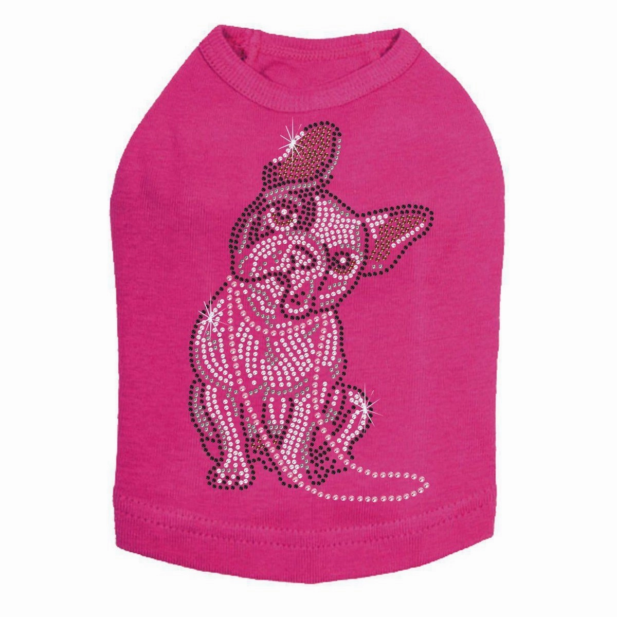 French Bulldog With Necklace Rhinestone Dog Tank