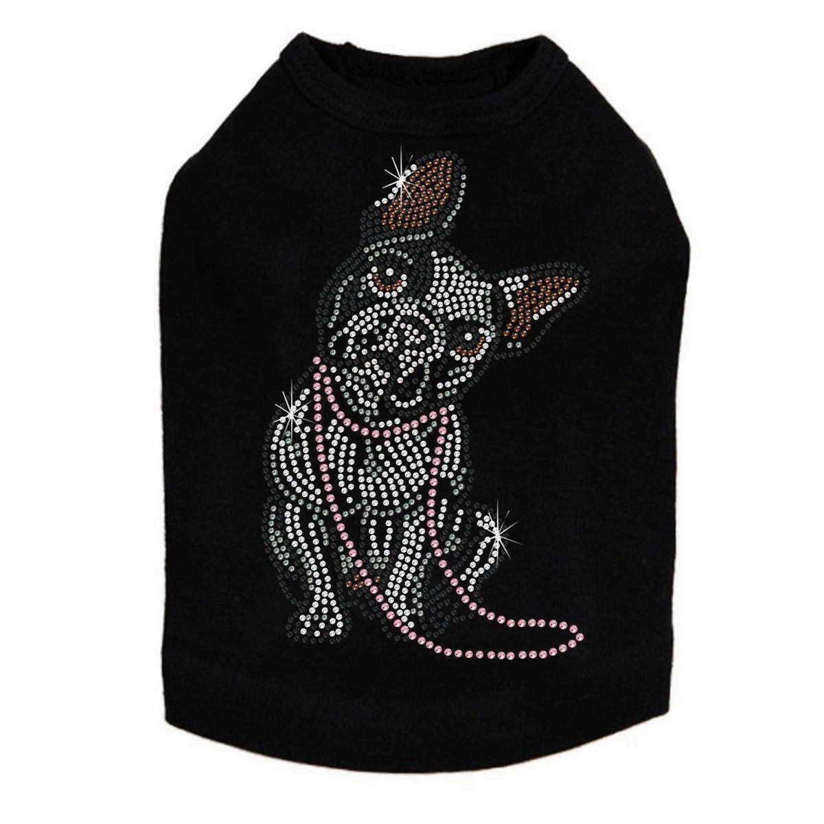 French Bulldog With Necklace Rhinestone Dog Tank