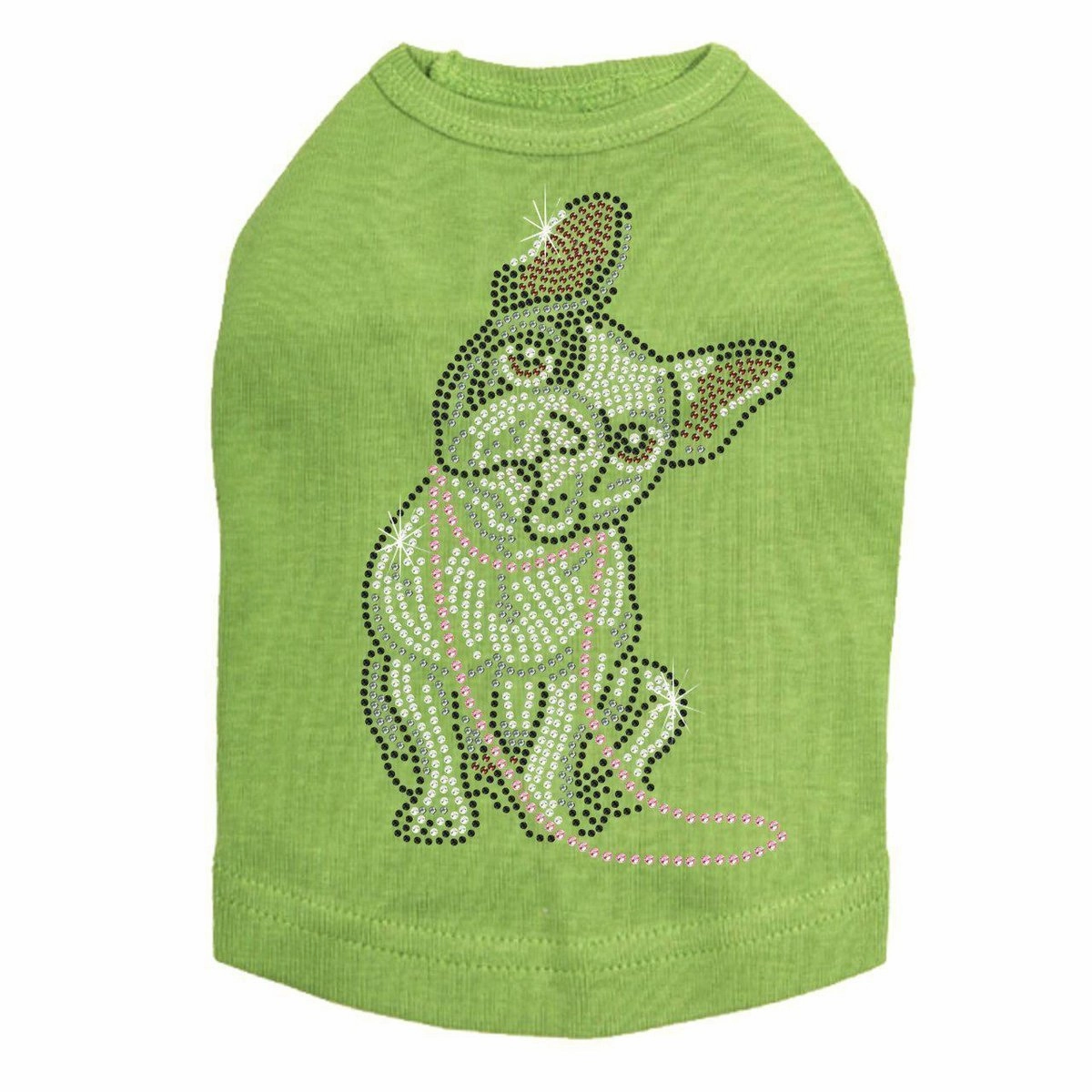 French Bulldog With Necklace Rhinestone Dog Tank