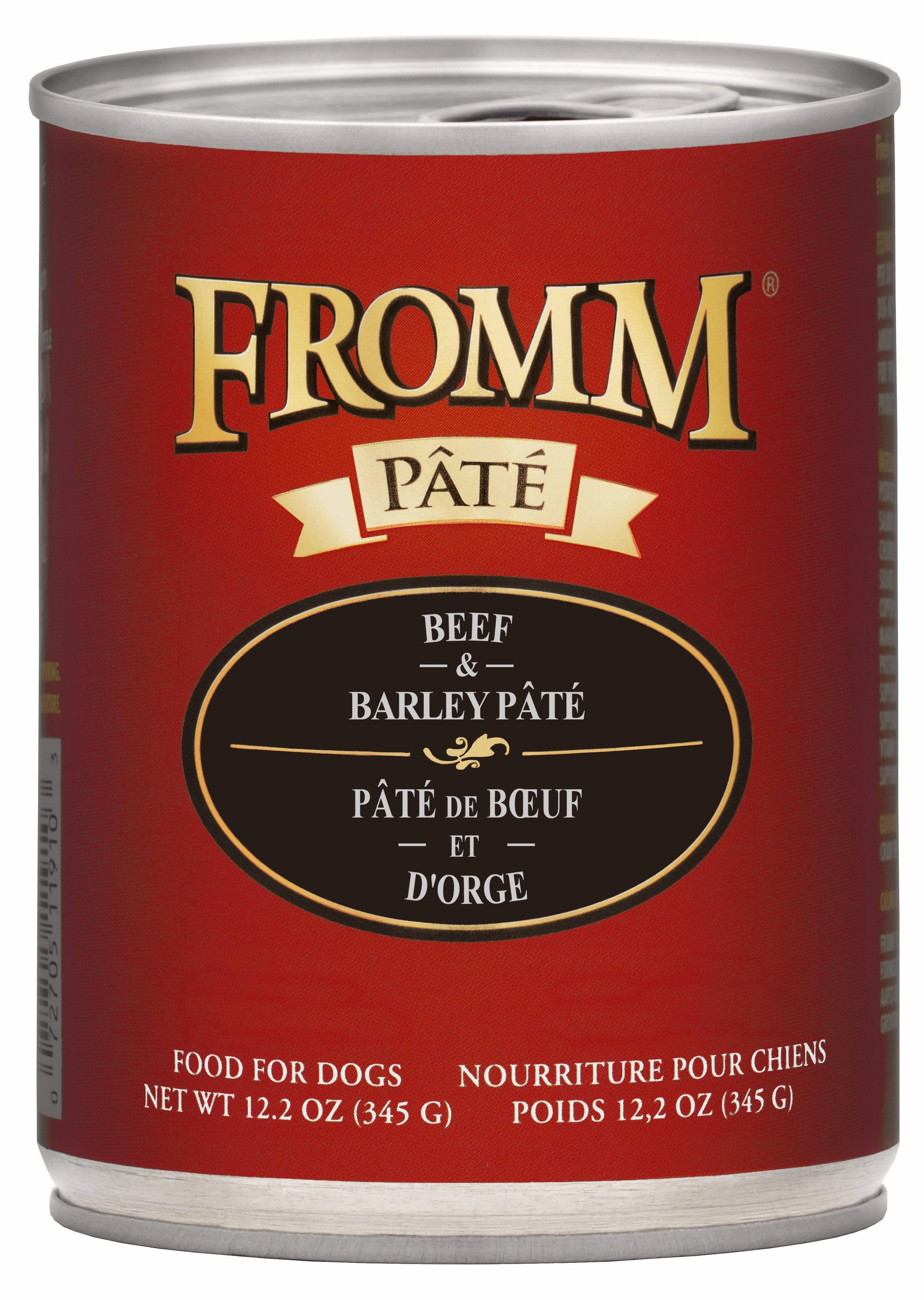 Fromm Beef & Barley Pt Canned Dog Food