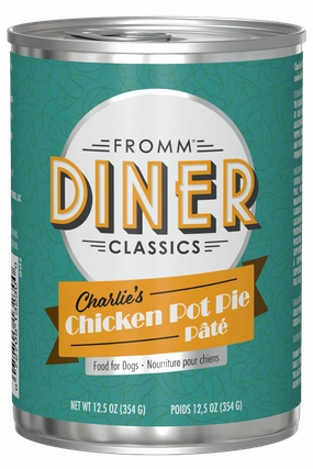 Fromm Diner Classics Charlies Chicken Pot Pie Pate Wet Dog Food