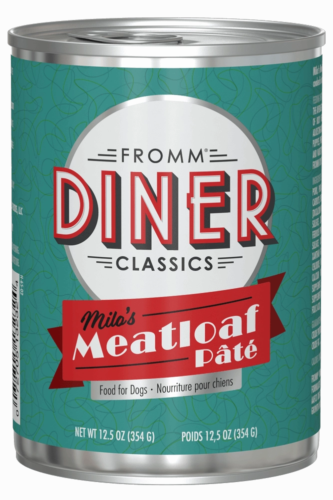 Fromm Diner Classics Milo's Meatloaf Pate Wet Dog Food