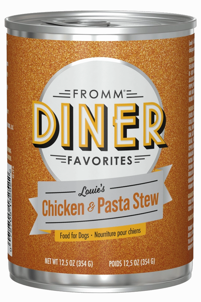 Fromm Diner Favorites Louie's Chicken & Pasta Stew Wet Dog Food