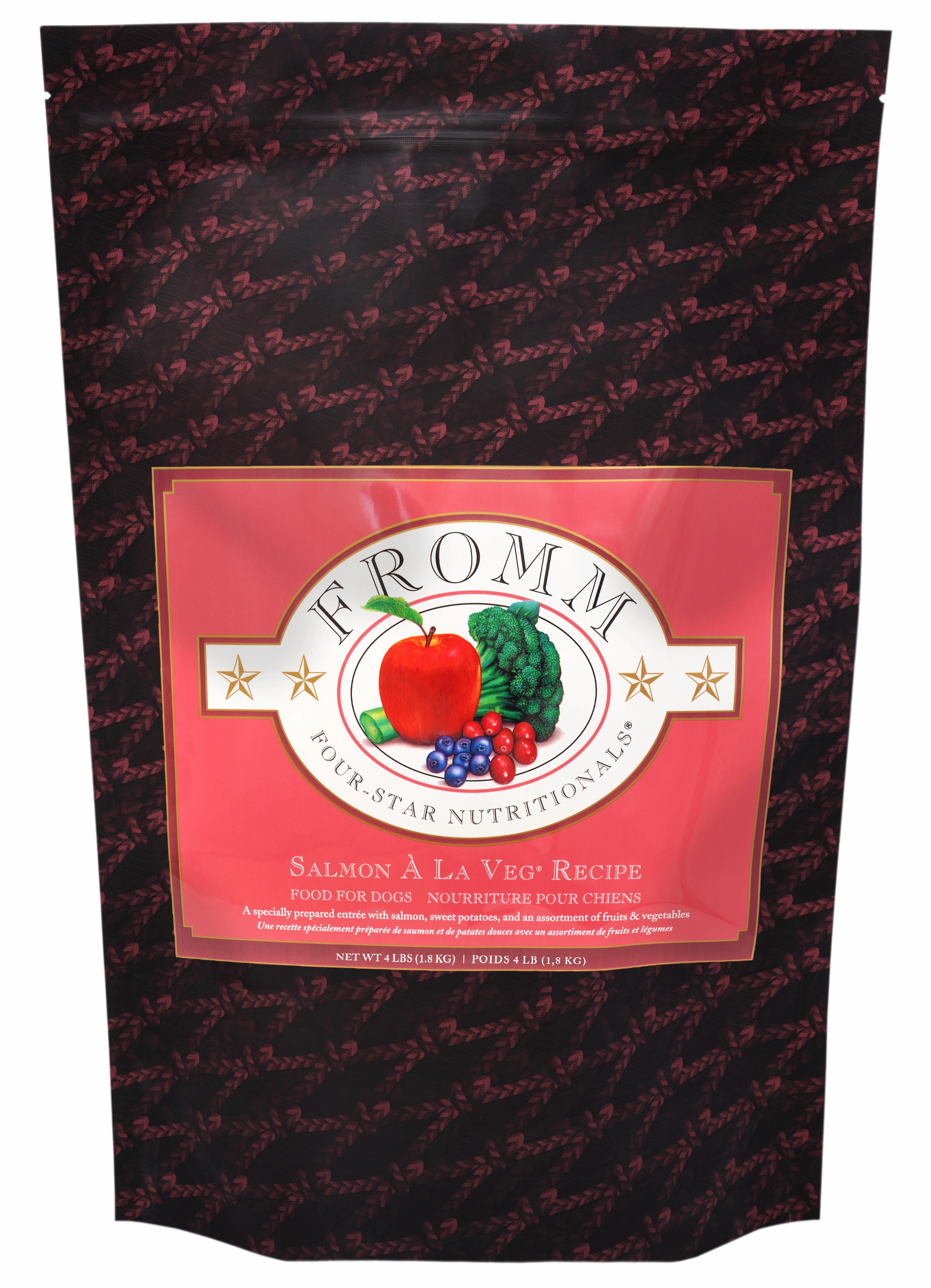Fromm Four-Star Grain Inclusive Salmon A La Veg Dry Dog Food