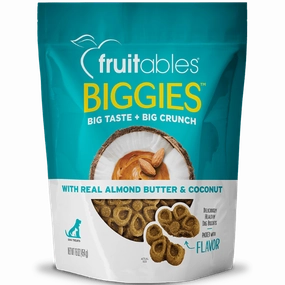 Fruitables Biggies Almond Butter & Coconut Dog Treats
