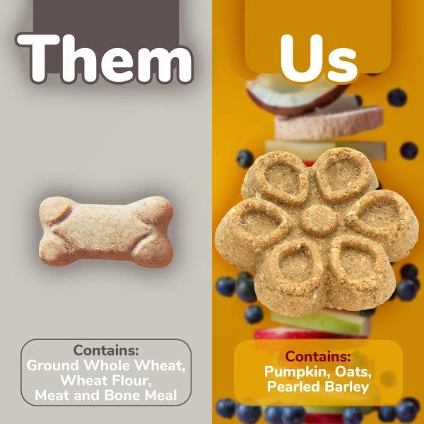 Fruitables Biggies Peanut Butter & Banana Dog Treats