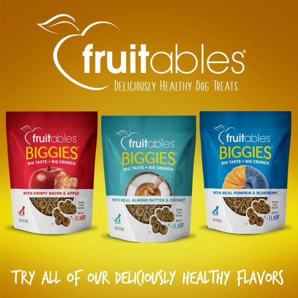 Fruitables Biggies Peanut Butter & Banana Dog Treats