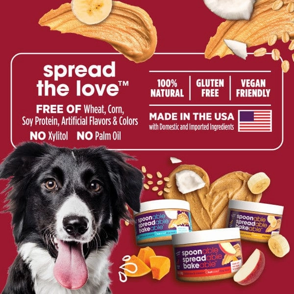 Fruitables Spreads Apple & Pumpkin Dog Treat