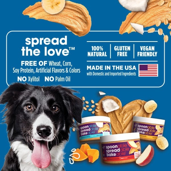 Fruitables Spreads Coconut & Oatmeal Dog Treat