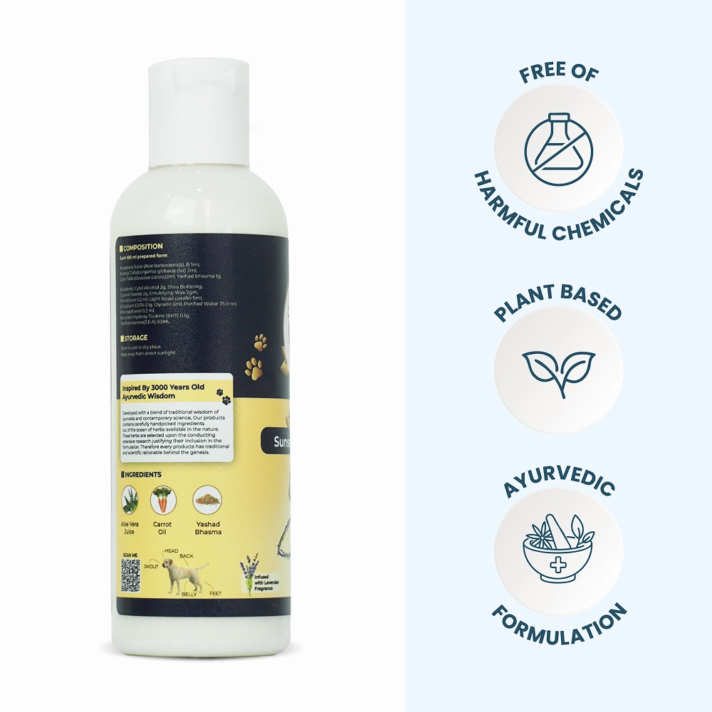 FurBall Story Cool Pet Sunscreen and Moisturizer for Dogs and Cats