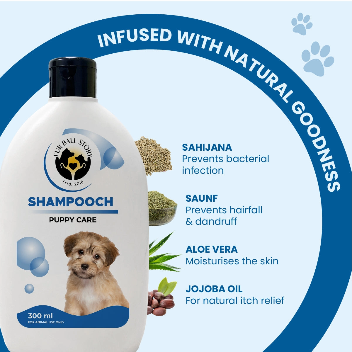 FurBall Story Shampooch Puppy Care Shampoo for Puppies