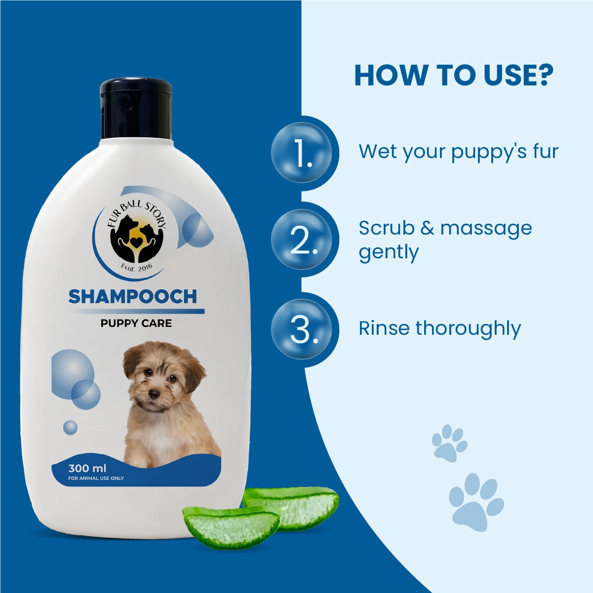 FurBall Story Shampooch Puppy Care Shampoo for Puppies