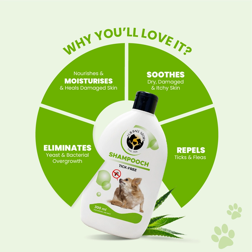 FurBall Story Shampooch Tick Free Shampoo for Dogs