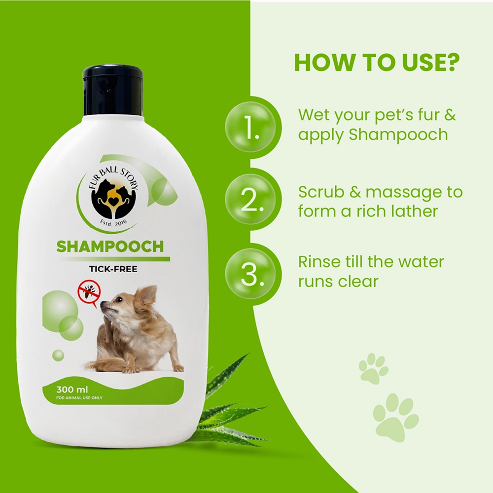 FurBall Story Shampooch Tick Free Shampoo for Dogs
