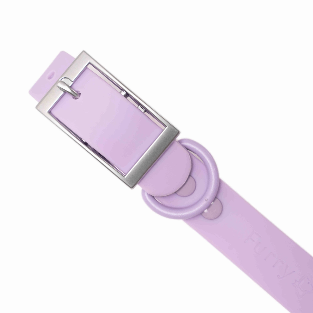Furry & Co Bold Harness, Collar and Leash for Dogs Combo (Lilac)