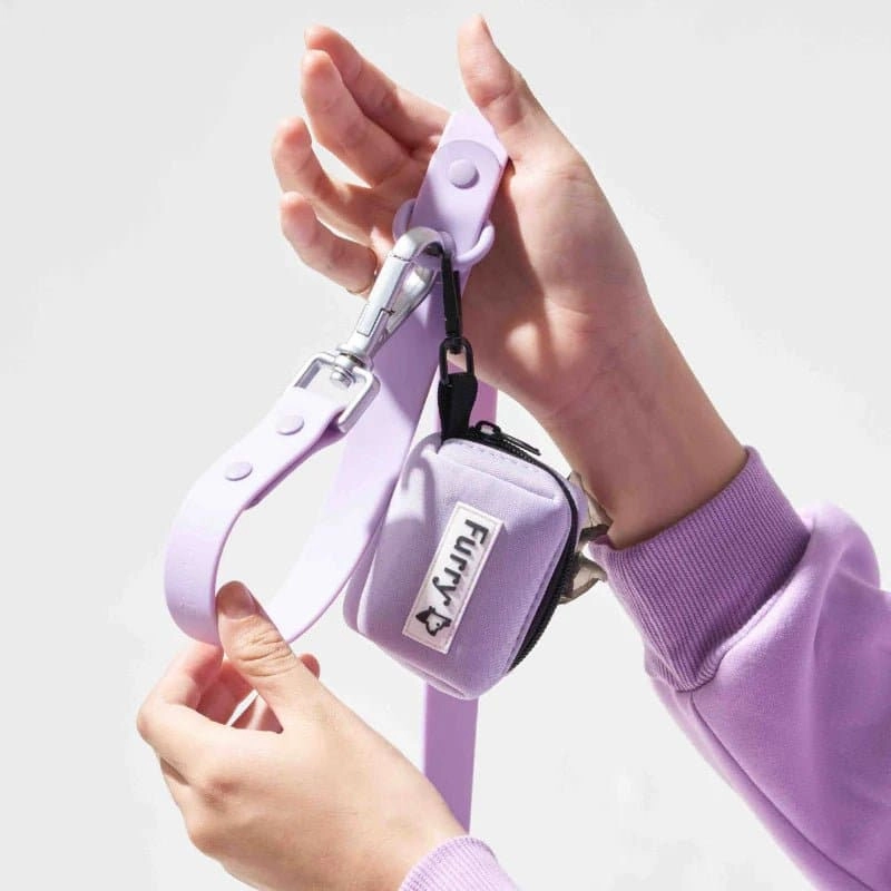 Furry & Co Bold Harness, Collar and Leash for Dogs Combo (Lilac)