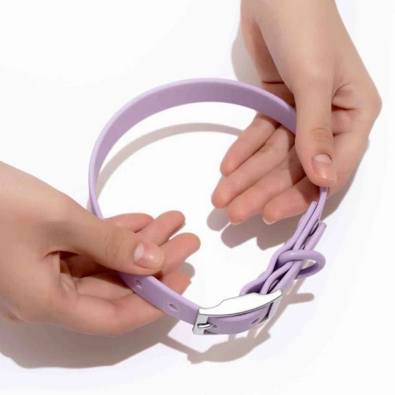 Furry & Co Weatherproof Collar for Dogs (Lilac)