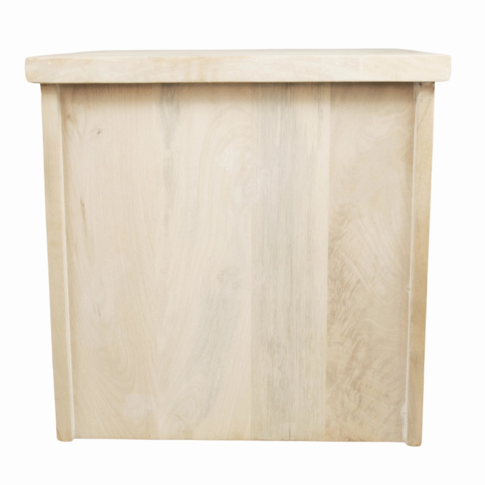 FurryLiving Meraki Cabinet with Cushion for Small Dogs and Cats (Oak/Brown Cushion)