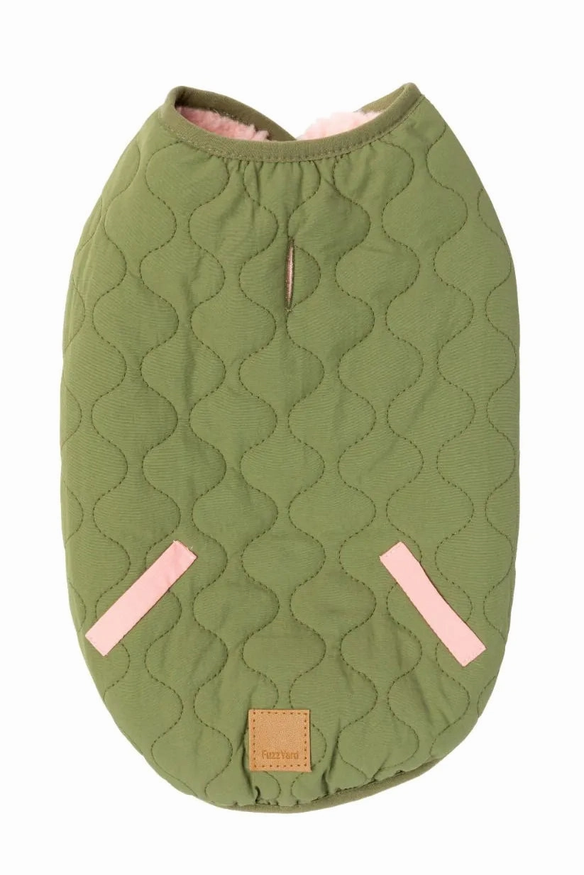 FuzzYard Pink Nara Dog Jacket